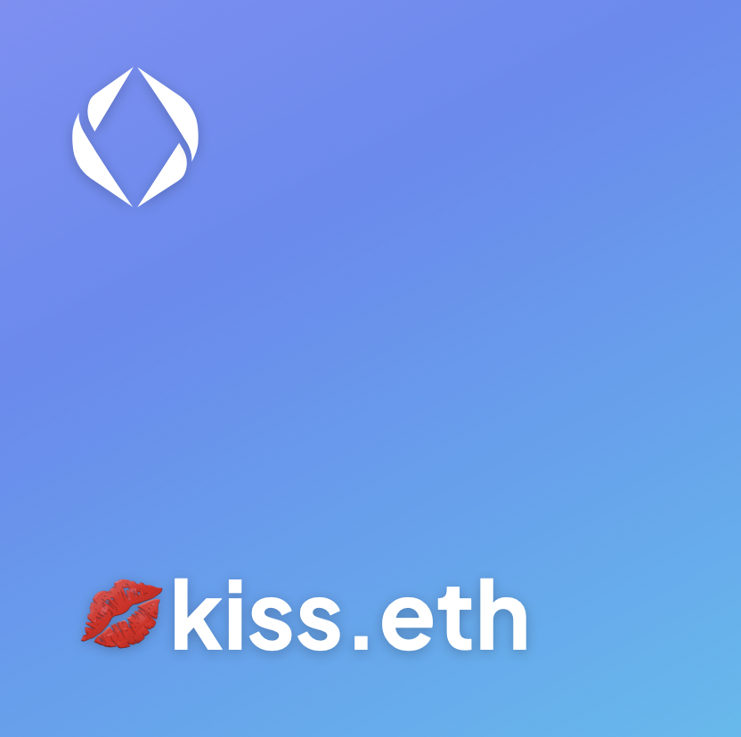 Domainclubx's tweet photo. 💋kiss.eth
for sale 4,2 Ξ
https://t.co/uuPbo6COU5
#kiss #web3 #ens #domain #nft #domainnameforsale #ethereumnames #domains #domainforsale #crypto #NFTs https://t.co/7SXqI198AU