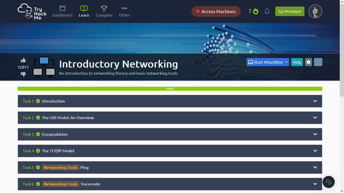 Finish My Introductory Networking  #tryhackme #Networking #OSI #NetworkingTools #BeginnerPath #Beginner #IntroductoryNetworking #introtonetworking #introtonetworking #accessible #easy #ping #traceroute #whois #dig #TCP/IP #Wireshark #Encapsulation #introtonetworking