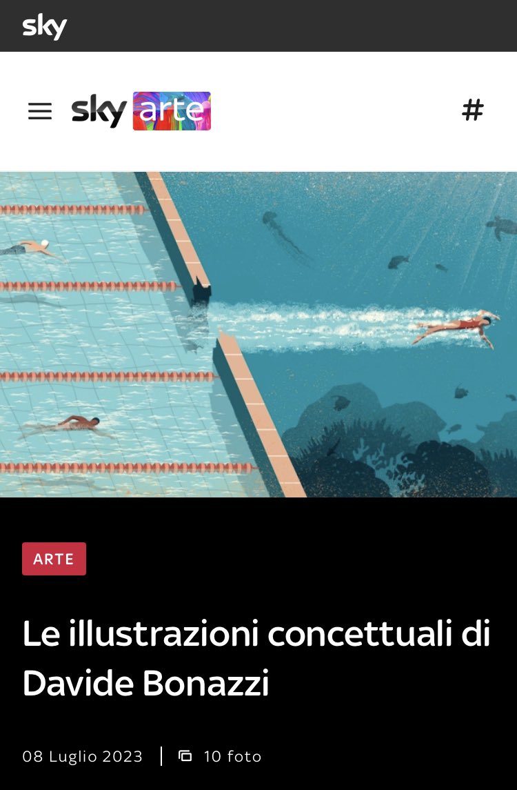 Oggi su <a href="/SkyArte/">skyarte</a> c’è un articolo di Alex Urso sulle mie illustrazioni —&gt; arte.sky.it/foto/illustraz… #illustration