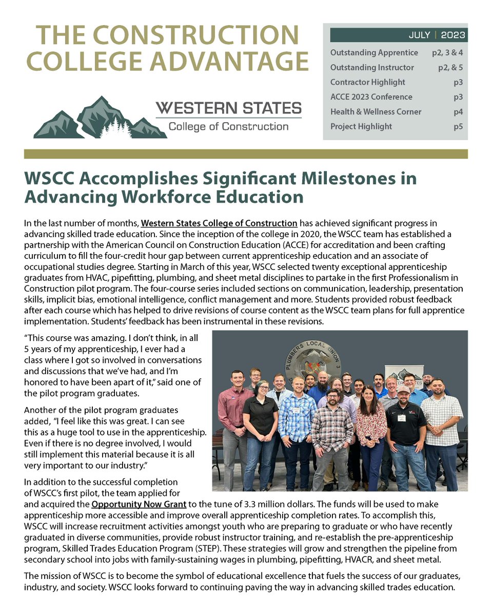 Western States College of Construction tweet media