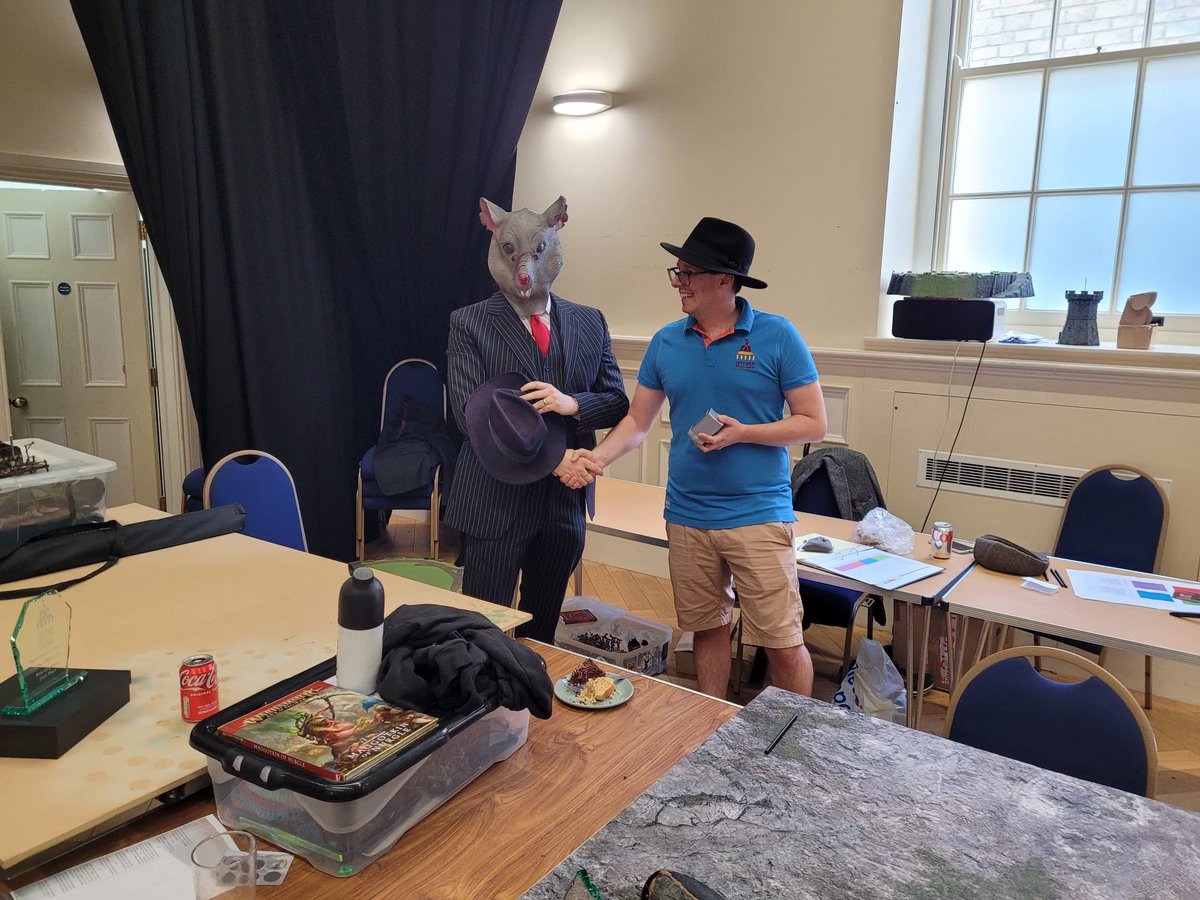 WarhammerWitney's tweet photo. The coveted #WWThree Spirt of Witney Award went to @rogue_michael
With honourable mentions going to @locien83 & @Scops947 https://t.co/H8nWPJAHEa