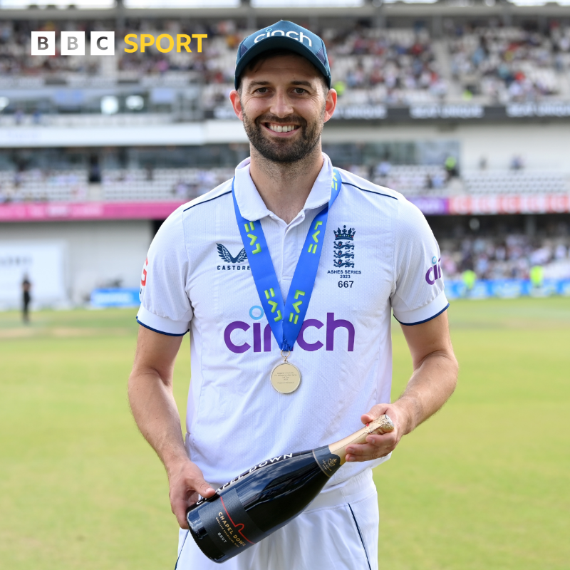 bbctms's tweet photo. Mark Wood is confident he will be fit to play in the remaining two Ashes Tests.

#BBCCricket #Ashes