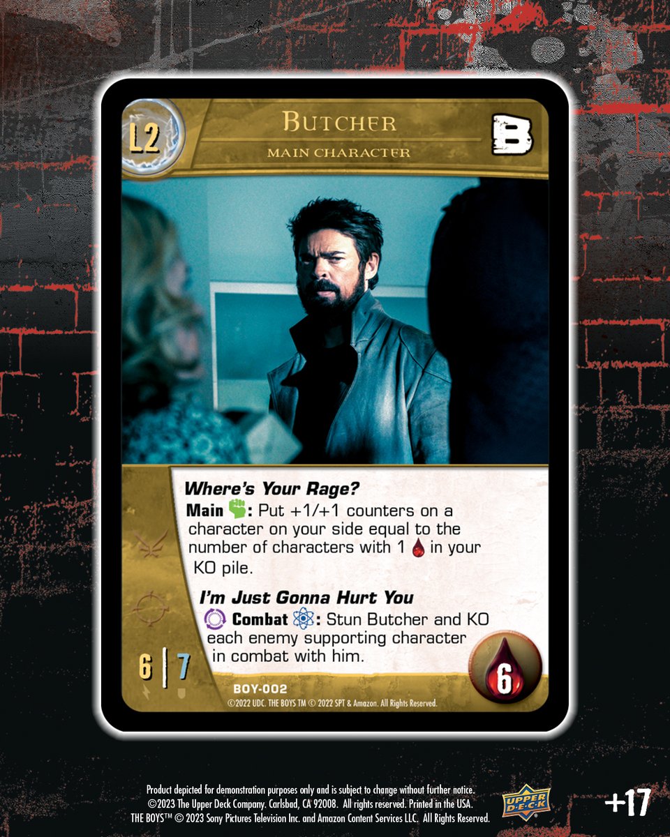 UpperDeckEnt's tweet image. Get a look at the newest cards to hit Vs. System® 2PCG®. The Boys and The Seven are set for their next standoff in Vs. System® 2PCG® The Boys. Are you ready to add these new characters to your deck and deal out some serious damage!? Available on July 12th!