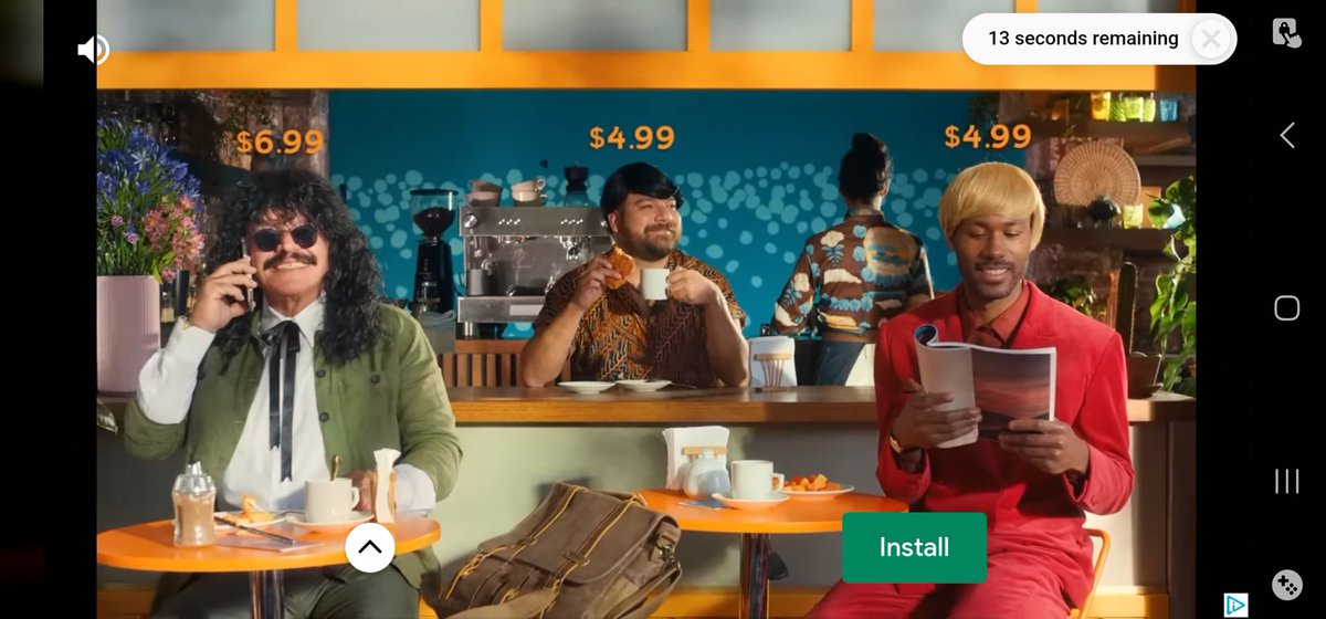 DamnThatDJ's tweet photo. Playin a daft game and an ad for Temu pops up. A sneaky @McSouness appears. Much they paying you big man? https://t.co/Lp2OB2zwyc