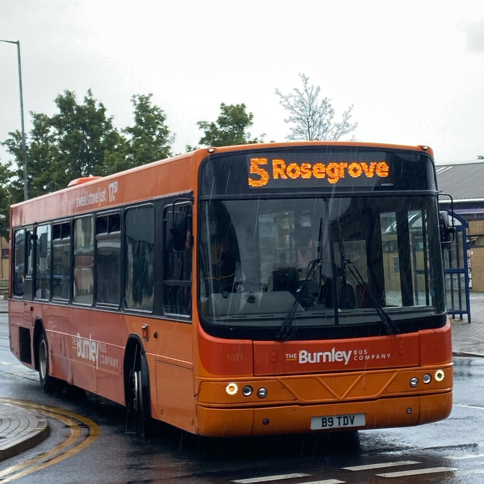 Bradley's Transport Photos on Twitter "The Burnley Bus Company 1071 B9 TDV seen leaving