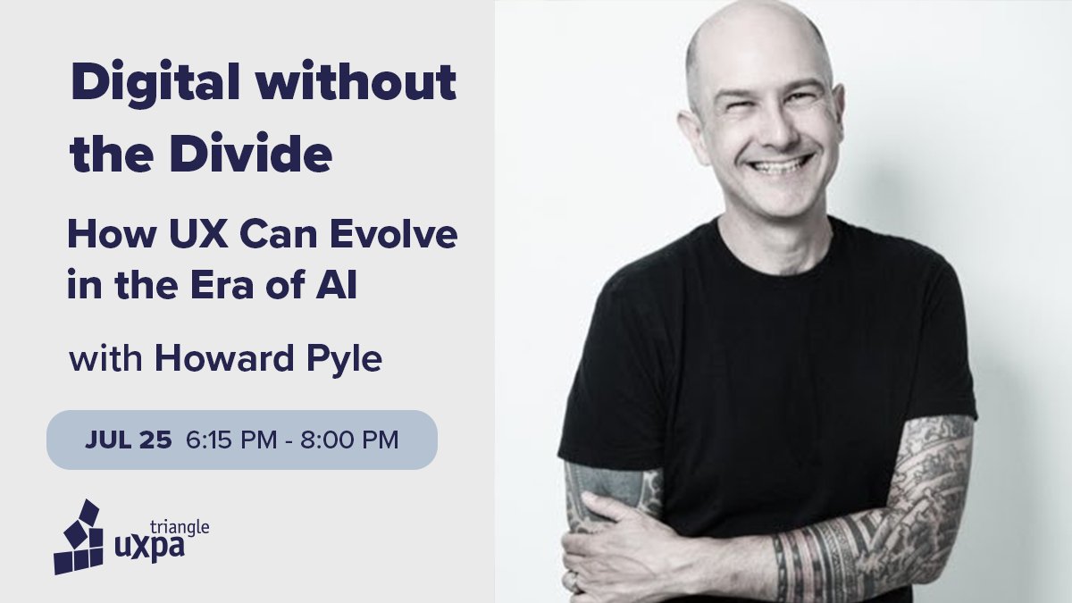 triuxpa's tweet photo. Join us for our next in-person event on July 25th at @LexisNexis 

@howardpyle  will share a fascinating perspective on how AI can be leveraged to improve inclusive design and create custom, individualized digital experiences. 

Register here - https://t.co/zhpWnMzAvG https://t.co/sMErF2shIq