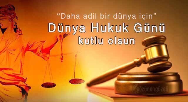 Hukukun üstünlüğünün, hakkaniyet ve adaletin tüm insanlığa hakim olması dileğiyle bu uğurda çalışan tüm meslektaşlarımın #10Temmuz #DünyaHukukGünü’nü kutluyorum.