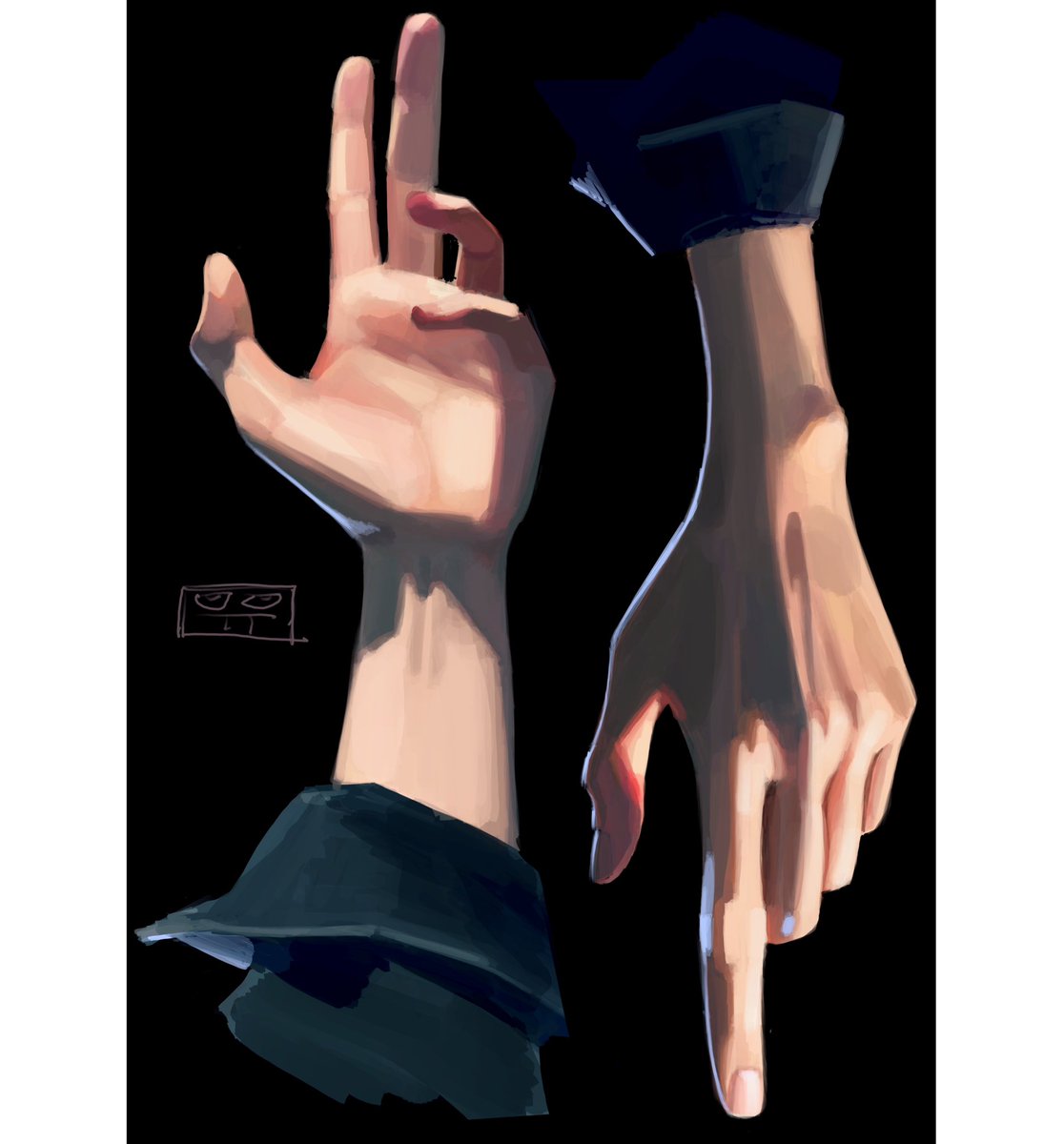 theresetegner's tweet image. New handstudy! #painting #handstudy #drawing #digitalpainting #digitalart