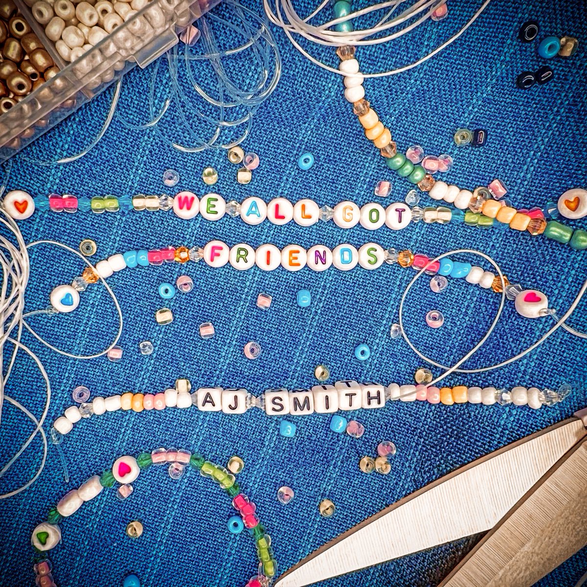 Keep an ear out for recording artist <a href="/ajsmithmusic/">AJ Smith</a> as his song "We All Got Friends" plays overhead in stores, malls and restaurants everywhere. Stream it HERE on your favorite music service &gt;&gt;&gt; bit.ly/3Nh9nJl