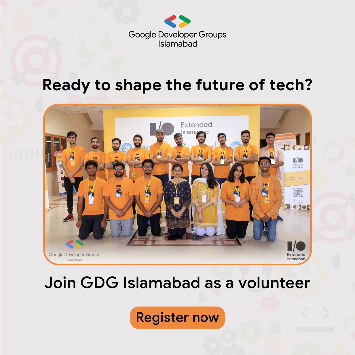 Ready to shape the future of tech? We've got an exciting opportunity for you! Join GDG Islamabad as a volunteer and become part of an incredible community that's making waves in the tech world. 🚀✨

Register now at 🔗 forms.gle/qWyT9Gz8D3872F…

#gdgislamabad #hiringvolunteers