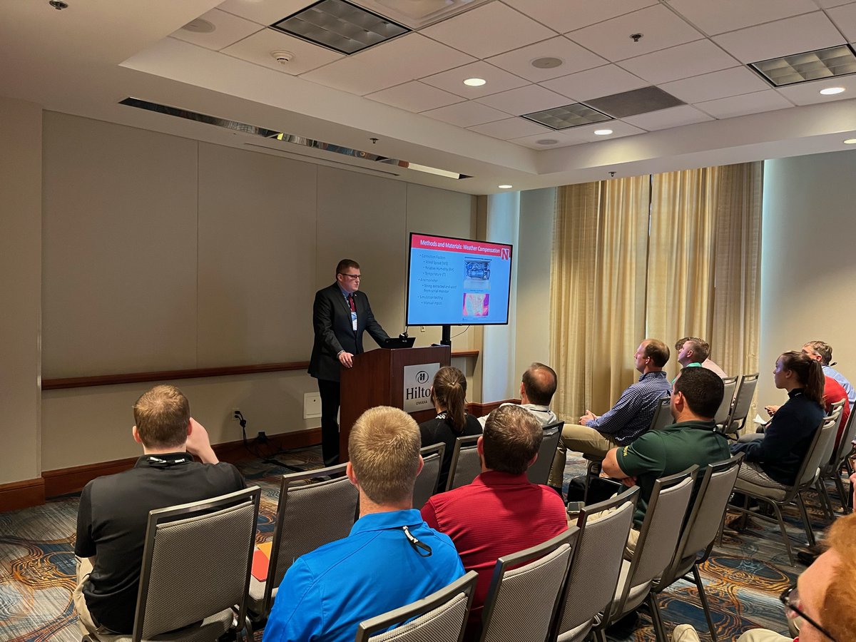 UNL_BSE's tweet photo. ππΌ Midday check-in! Here are some updates highlighting BSE at #ASABE23
Presentations by post-doc Chee Town Liew, graduate research assistant, Ian Templemeyer, M.S., and recent BSE graduates, Taylor Cross, M.S. and Thomas Monroe, M.S.
#unlbse #wedobigthings #nebengineering https://t.co/ZNFqWOo00E