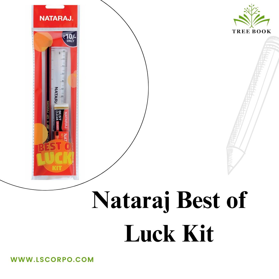 TreeBook_LS's tweet photo. "Unlock the Magic of Good Fortune with Nataraj Best of Luck Kit!! ✏️✍️
Content present -
1. Nataraj Pencil ✏️- 1 piece
2. Nataraj Sharpener - 1 piece
3. Nataraj Eraser - 1 piece
4. Nataraj Scale - 1 piece
.
Follow now- @TreeBook_LS
#nataraj #pencil #scale #stationery #treebook https://t.co/eiag9WUJR0