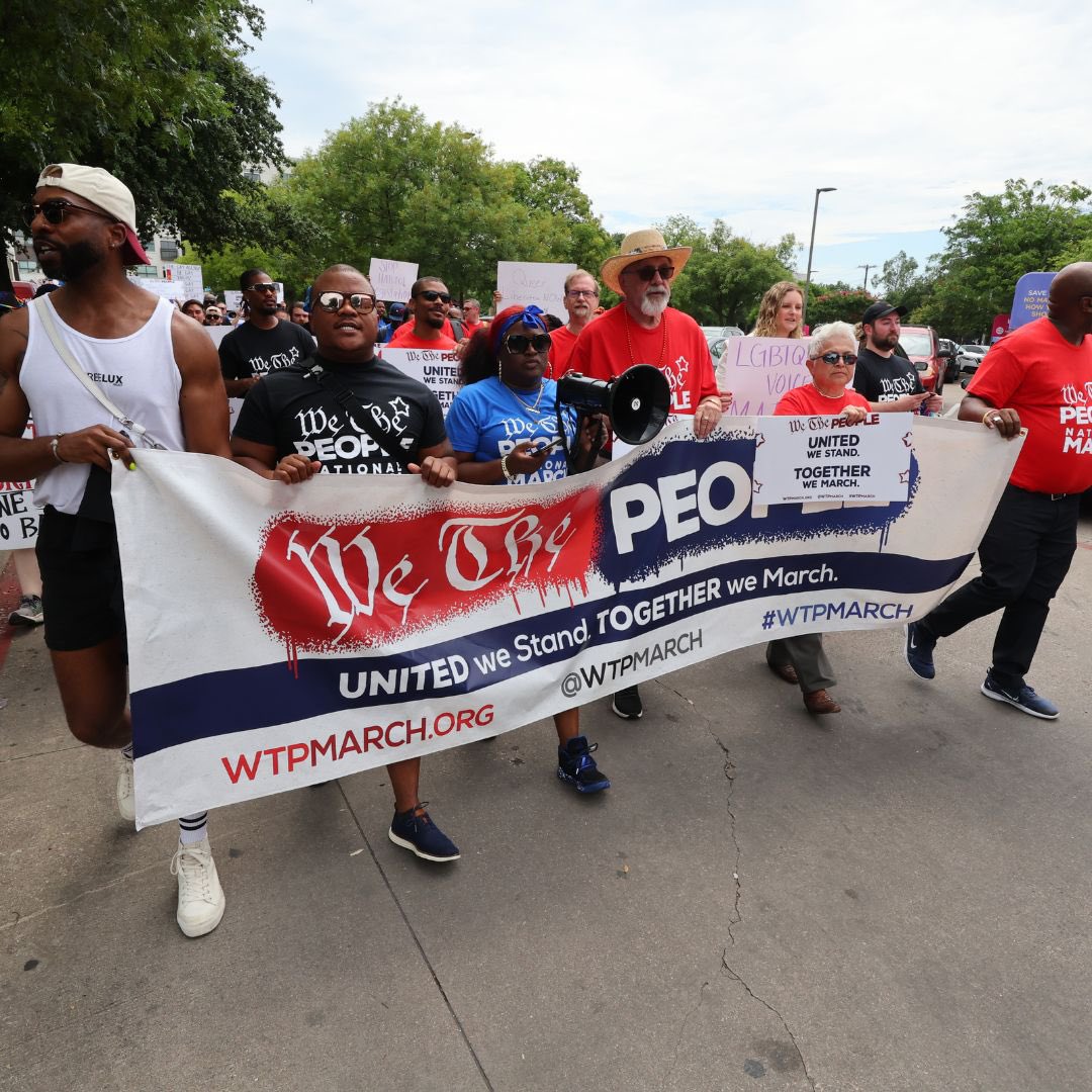 Dallas also stood together against harmful legislation. We The People joined forces in Texas to ignite social change. Our collective power will break down oppressive bills. Thank you to our Dallas team, partners, and affiliates for making a difference. #WeThePeople #WTPmarch