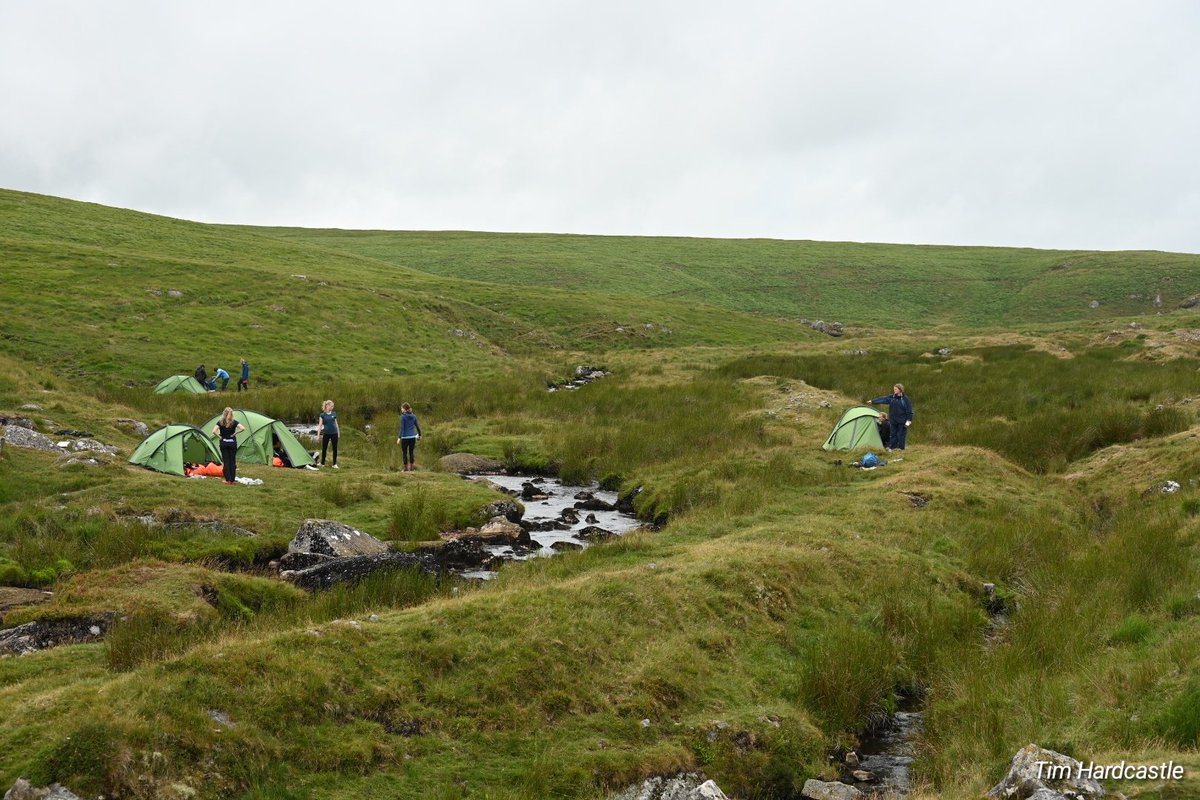RHSBDofE's tweet photo. Day 2 of the @RoyalHighBath #GoldDofE expedition has posed a few more challenges with the weather and navigation, but both teams have coped magnificently! A gorgeous wild camp tonight. @DofESouthWest #YouthWithoutLimits #TheseRHSGirlsCan https://t.co/XLiRAMqFWh