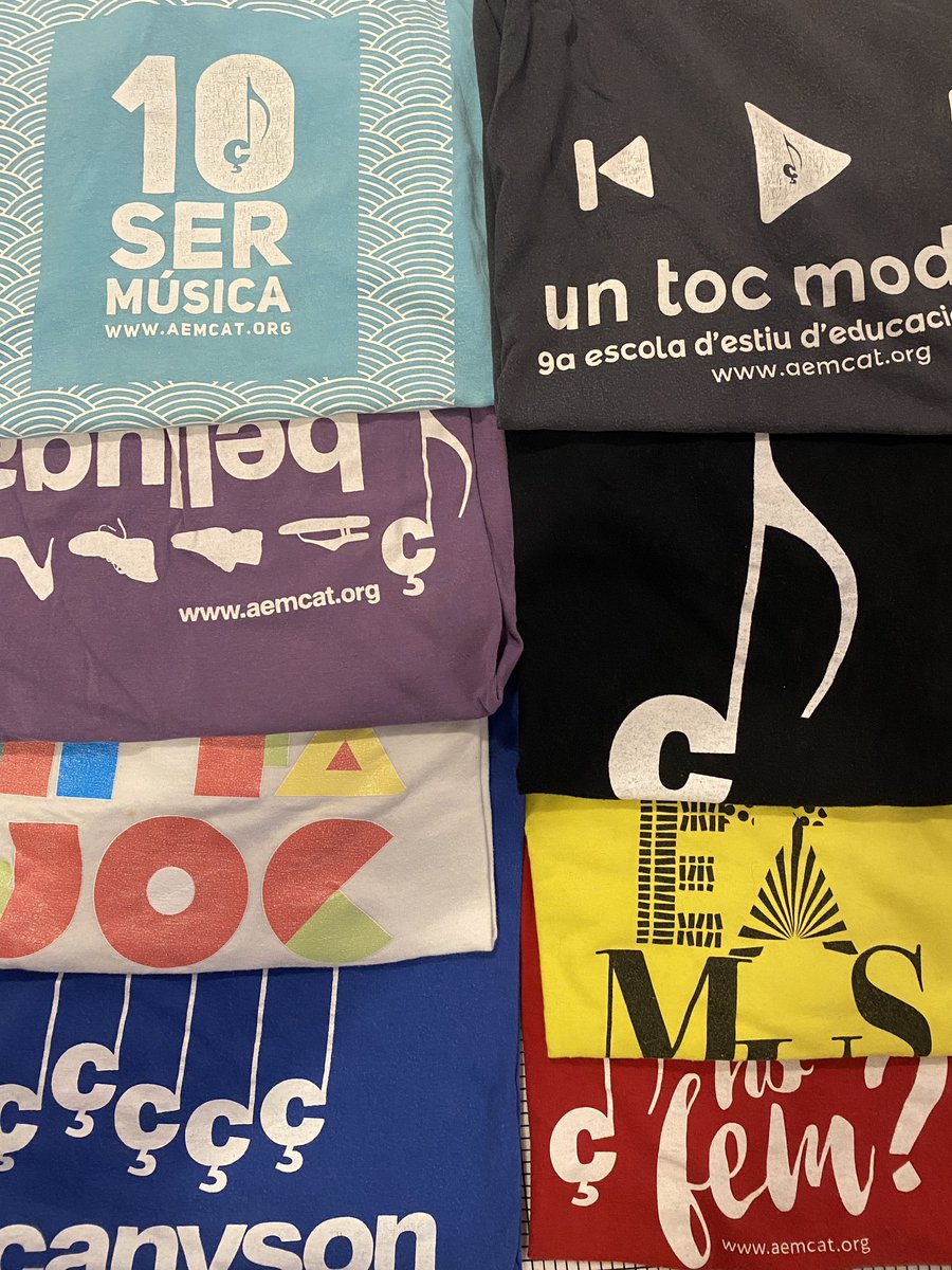 Edi de Música (@edimusica) on Twitter photo Què fàcil és fer-me la tria de samarretes per anar a l’Escola d’Estiu d’Educació Musical de l’<a href="/AEMCAT_cat/">Associació AEMCAT</a> #cançsó #Lleida Què fàcil és fer-me la tria de samarretes per anar a l’Escola d’Estiu d’Educació Musical de l’<a href="/AEMCAT_cat/">Associació AEMCAT</a> #cançsó #Lleida