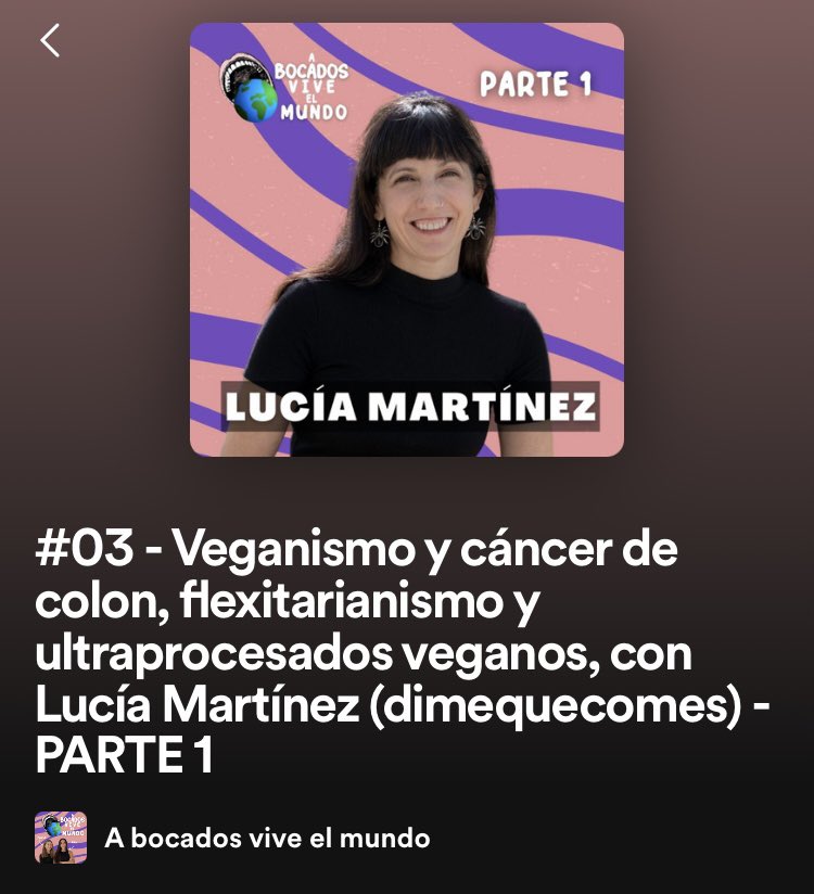 abvm_podcast's tweet photo. Ya está fuera el 3er episodio de esta temporada, donde charlamos con Lucía Martínez, cofundadora de @centroaleris y autora de #Vegetarianosconmásciencia, un libro imprescindible 💥

Hablamos de #veganismo y #cáncer de colon, #ultraprocesados veganos y #flexitarianismo Link en bio https://t.co/4dlDbPGx45