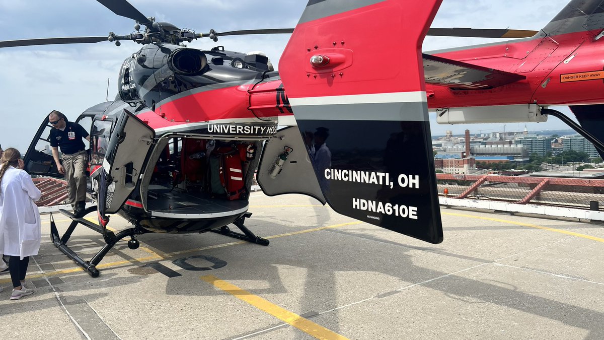 myTAPHEALTH's tweet photo. Last week, #TapHealth students visited @uc_health for their Trauma Day event where they were able to see the trauma center, helipad, and listen to one of UC Health’s top trauma surgeons! Thank you so much for having us! 🩺🏥 https://t.co/DiOTiKuIvO