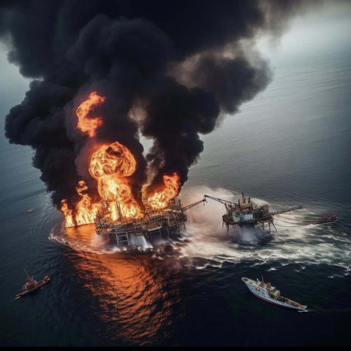 Oil company disaster poker. 

Exxon: I’ve got… the Valdez! 

BP: sorry mate, my Deepwater Horizon sinks your Valdez. 

Pemex: hold my Corona, pendenjos… 

#gigantefirepenis