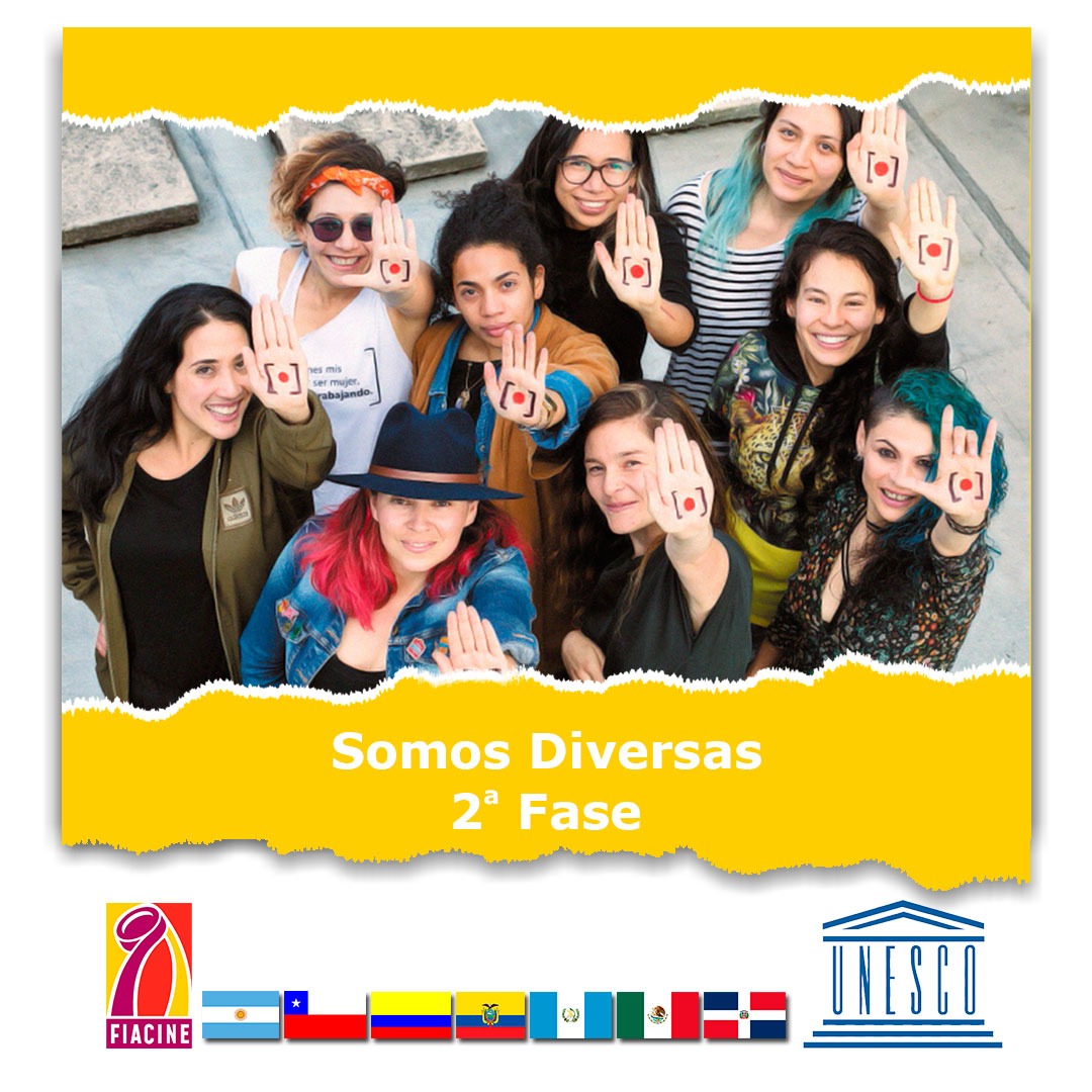 ¡Atención mujeres cineastas📢!
Continuamos con el llamado a colectivos de mujeres cineastas para el proyecto Somos Diversas ejecutado por @fiacine_oficial con financiamiento del (FIDC) de UNESCO. Empezamos la 2° Etapa. 
#somosdiversas #cinemujeres #unesco #fidic
