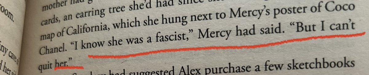 What is this supposed to be? Funny? An endearing flaw? Super gross and hateful? Like, “Haha, I stan a Nazi, don’t hate me 🥰” 

How is it meant to be read?

#NinthHouse