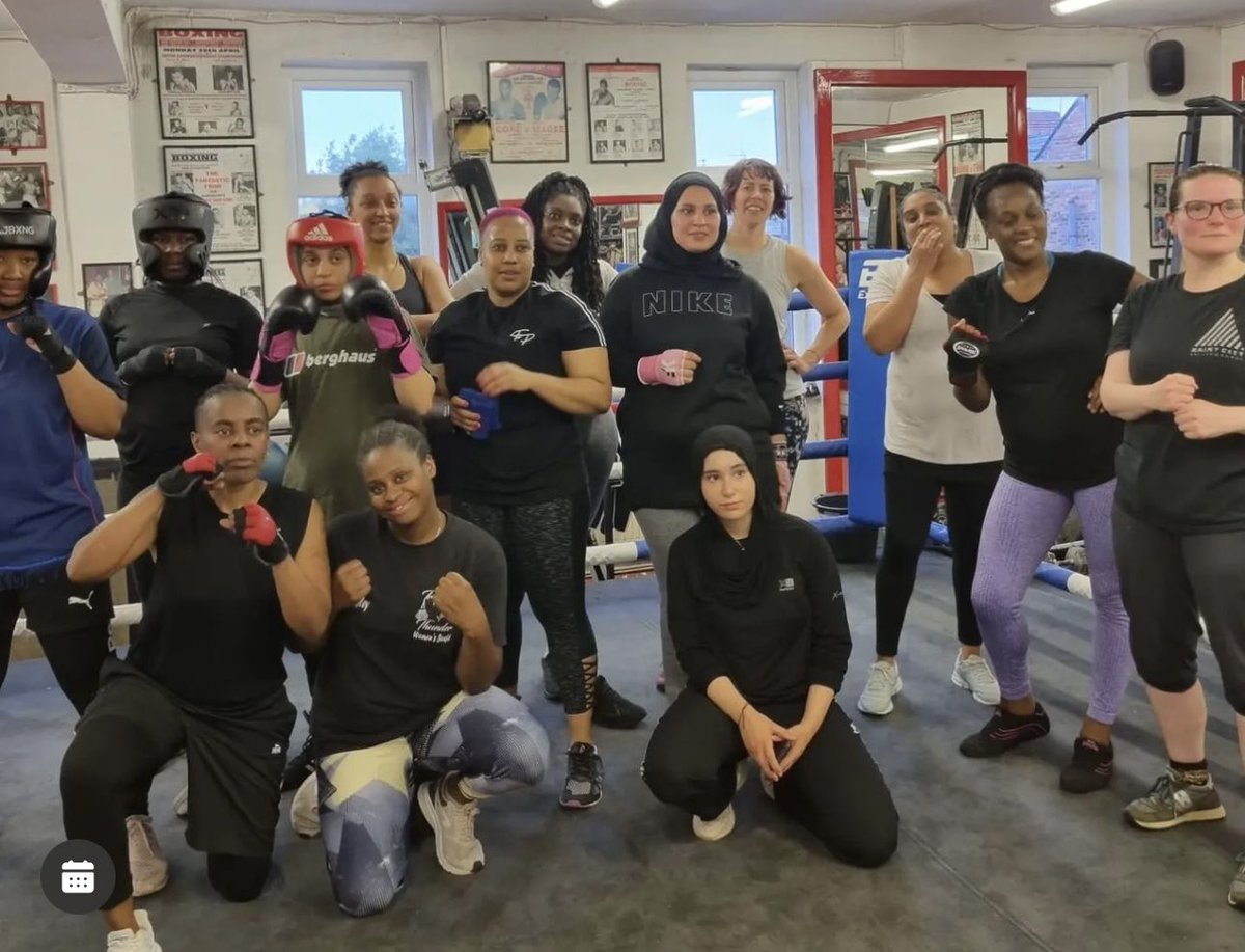 Tropical Thunder Women Boxing had a top Session at @champscampuk in Moss Side. We do Boxing 🥊 
#manchesterboxing #womenboxing #ukboxing #boxfit #boxing #ttwboxing #MossSide #champscamp