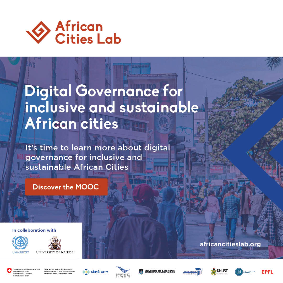 Our course : 'Digital Governance for Inclusive and Sustainable African Cities', developed by @UNHABITAT and the @uonbi is officially open ! 🔗 Register for free here, if you haven't already done so : bit.ly/3PydSBX.