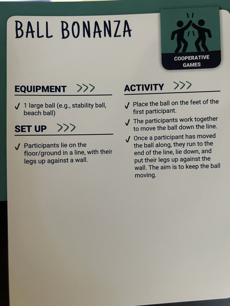 msbernalkeren's tweet image. This activity card from OPHEA was a hit with #CampWonder. We have set a goal of completing 1 activity card a day. #GECDSBSLP2023 @DerbyshireMr @Vanessa_Dakin28 @gecdsbpro @ClaraHowitt