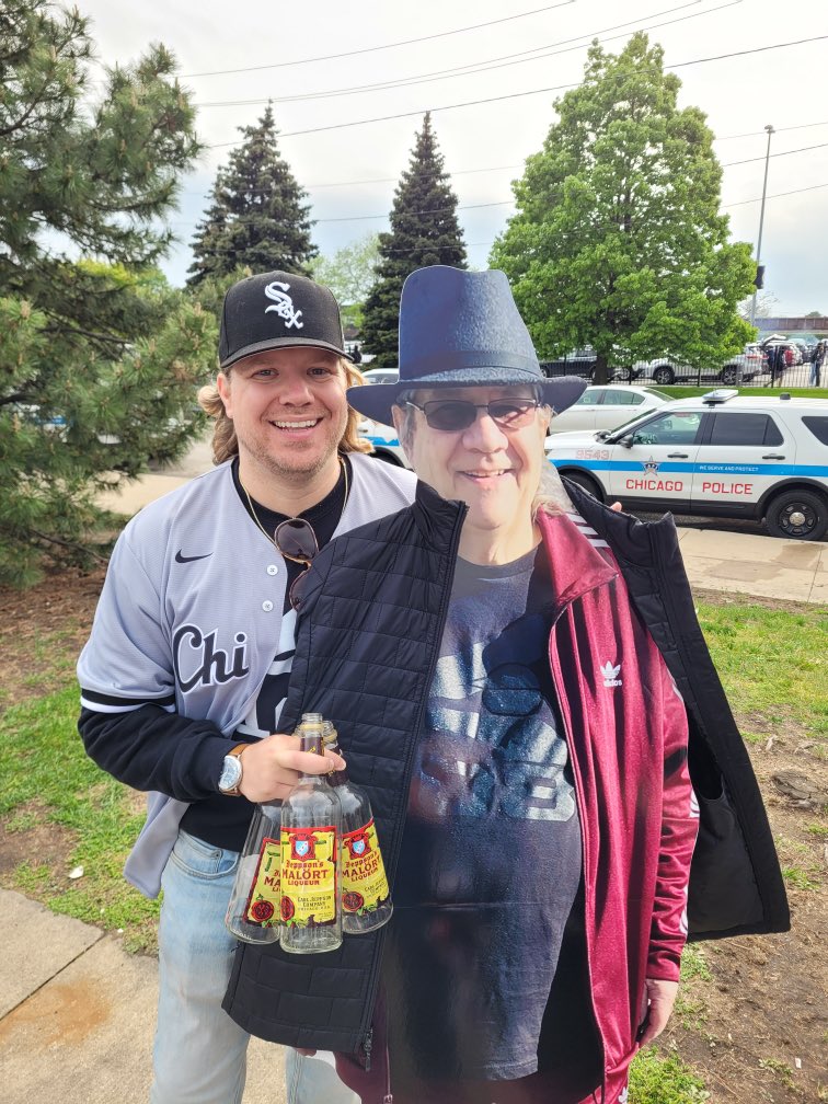 moderndaygrswld's tweet photo. Just thinking about how we killed 3+ bottles of Malört at Pops’ memorial tailgate in May. #108ing #CheersPops https://t.co/8fkmyYoSBy