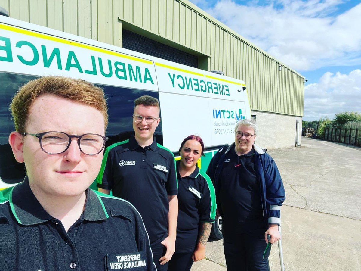 First weekend of Level 3 CERAD Course ✅ 🚑

Along side Ainé &amp; Tiarnan from SJA Portadown, Jake finished his first full weekend of Level 3 Certificate in Emergency Response Ambulance Driving 🚨

<a href="/SCTNI/">SCTNI</a> <a href="/SJA_NI/">St John Ambulance (NI)</a>
