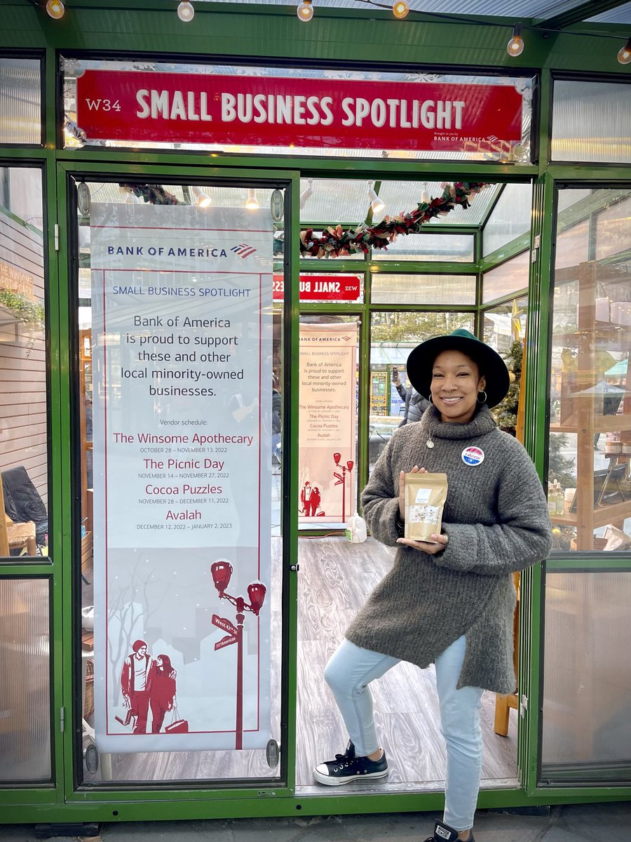 bryantparknyc's tweet photo. .@BankofAmerica Winter Village will be here soon! Four NYC minority-owned businesses will be selected to showcase their products in a rent-free booth. Apply by August 18 if you’re interested in being selected for the #SmallBusinessSpotlight. 

Apply here: https://t.co/DVYxBnQrs6 https://t.co/5zo4hmNS1n