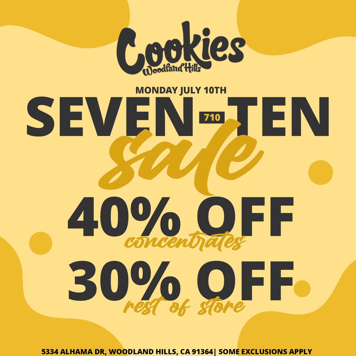 TODAY!!!!
#CookiesWoodlandHills