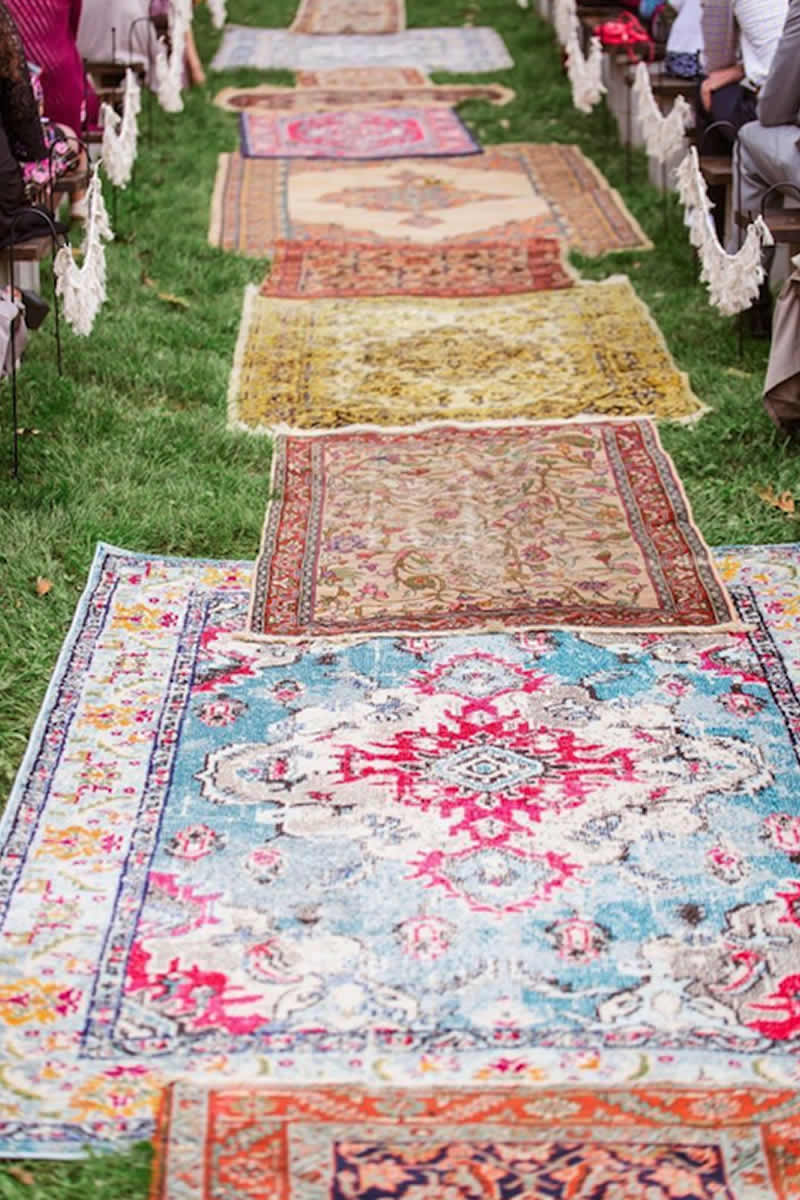 FianceeBodas's tweet photo. Ideas para decorar el pasillo de tu ceremonia de bodas con alfombras bohemias: https://t.co/x1Mw9LSjof https://t.co/UBfhy9TRjq