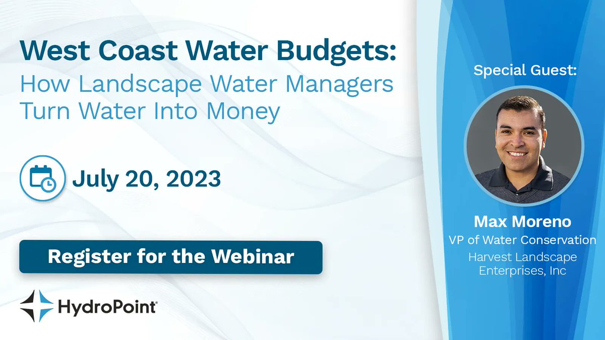 Join @HydroPoint for a webinar on July 20, at 9 a.m. PT! This will be an engaging conversation about water budgets, how to create the best one for your site and how experts use budget monitoring and reporting tools. Register here now: buff.ly/44unlPe #Sponsored