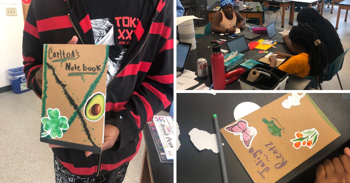 Our literacy superstars are at it again! Literacy Specialist, Desdemona Nugent, is not only helping our kids gain leaps and bounds through literacy but inspiring creativity as well!