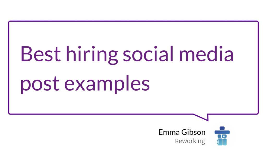 Reworking_App's tweet image. Create a strong social branding to attract top tier candidates
Read the full article: Best hiring social media post examples
▸ lttr.ai/ADxGd
#socialmediahiring #BlogPost #RecruitingProcess #FillPositionsFaster #TargetSpecificGroups #AttractTopTalent