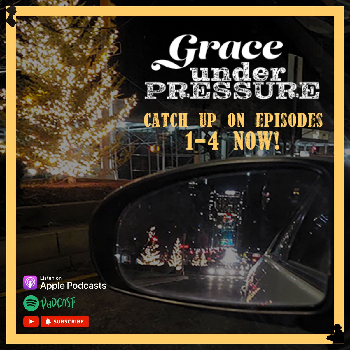 🔁 #rewind ↩️
Catch up on Ep’s 1-4 of #GraceUnderPressurePodcast before you listen to the latest of what Grace is up to in Ep5!

Where are you listening? 👂👇 
<a href="/ApplePodcasts/">Apple Podcasts</a> 
<a href="/spotifypodcasts/">Spotify Podcasts 🎙</a> 
<a href="/YouTube/">YouTube</a> 

🌐More at PasticheNYC.com 
📌Remember to rate, subscribe &amp; review!