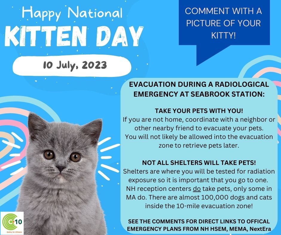 C10Foundation's tweet photo. #NationalKittenDay #kitties #meow #nuclearsafety #nuclear #wegotyourback #emergencypreparedness https://t.co/gqoSpkXSWv