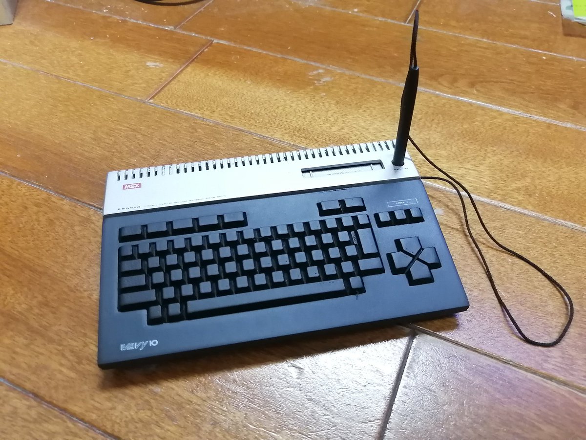 サンヨーWAVY10・MPC-10はいったんこれで完成。 このあとのWAVY1からの