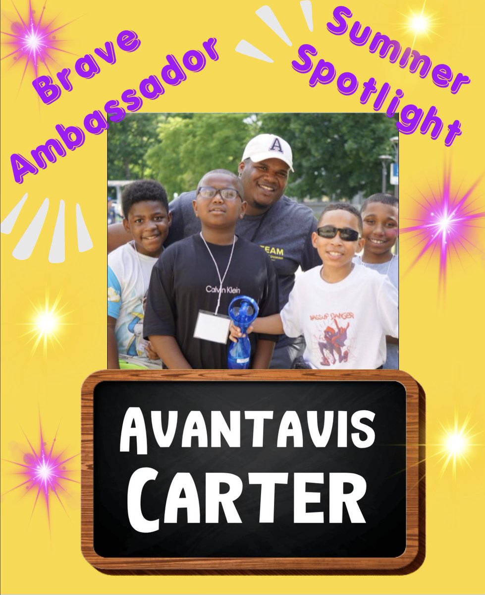 Brave Ambassador Summer Spotlight☀️💜

Avantavis Is Interning In Bistrol, Rhode Island At Camp Uncommon As A Group Counselor. He Spent A Long Summer Hot Month Teaching, Exploring, And Making Bonds With Children. Congratulations
<a href="/AvantavisT/">Avantavis T Carter</a> read more about Avantavis via instagram