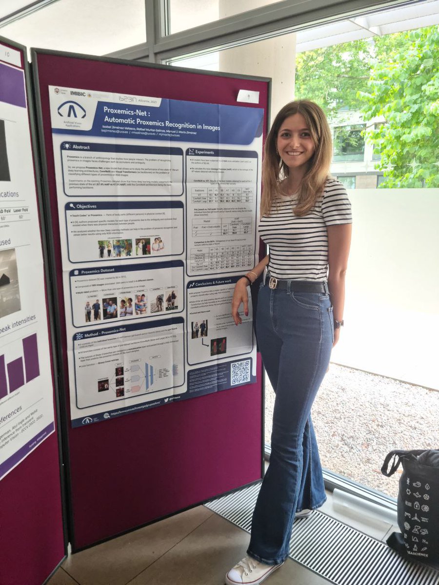 ucoava's tweet photo. Pablo and Isabel @isajimenez_99 have presented today their PhD research lines (#fiducialmarkers and #proxemics) at the Computer Vision Summer School @BmvaCvss (Norwich, UK).
More to come this week.
@TheBMVA
#ComputerVision #DeepLearning #AVAgroup #ArUco #AugmentedReality https://t.co/WwkFz5X3g0