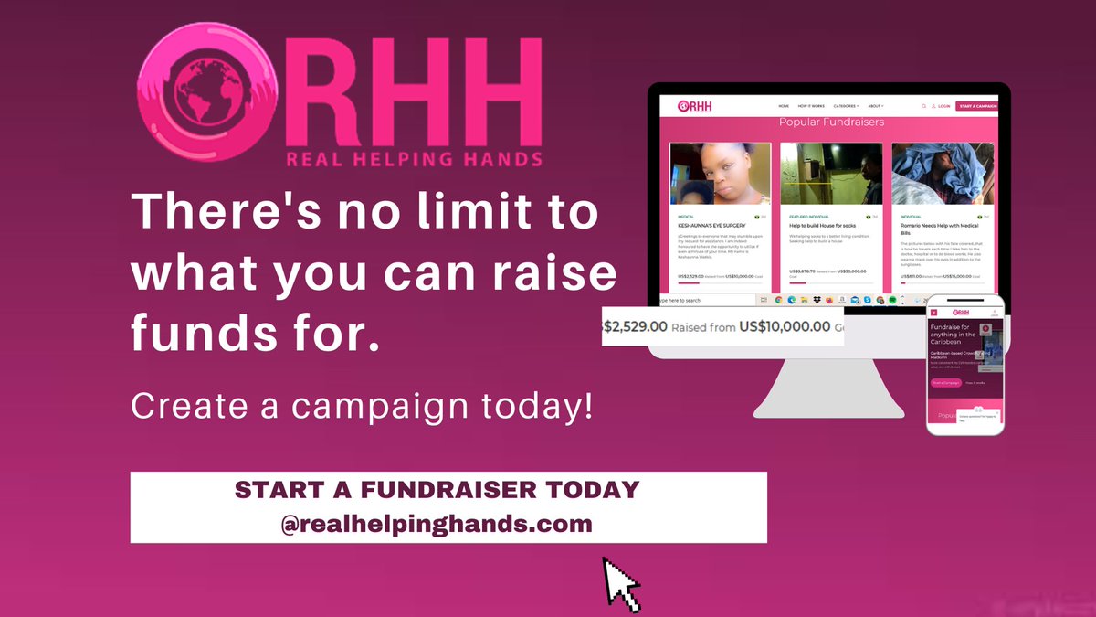 RHelpingHands's tweet photo. Unleash the Power of Giving! Join us as we raise funds for causes that know no bounds. 

Visit us @realhelpinghands.com

#rhh #realhelpinghands #realhelpinghandsfundraiser #charity #givingback #UnlimitedPossibilities https://t.co/YIzYGNr95k