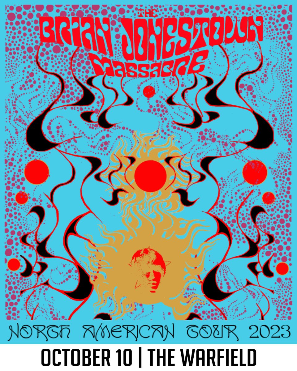 we'll be running through the crowd looking for the "It Girl" at this show. don't miss The Brian Jonestown Massacre at The Warfield on Oct. 10 🎸

presale - thursday 7.13
on sale - friday 7.14

🎟 bit.ly/TBJM-SF