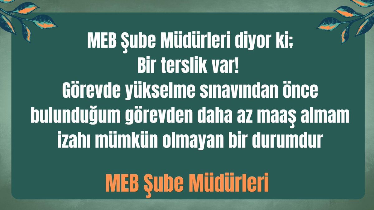 #SnTekinMebSubeMudurleri
<a href="/RTErdogan/">Recep Tayyip Erdoğan</a>
<a href="/Yusuf__Tekin/">Yusuf Tekin</a>
<a href="/memetsimsek/">Mehmet Simsek</a>
<a href="/cftcblnt/">Bülent ÇİFTCİ</a>
<a href="/aliyalcin/">Ali Yalçın</a>
<a href="/melihaltinok/">Melih Altınok</a>