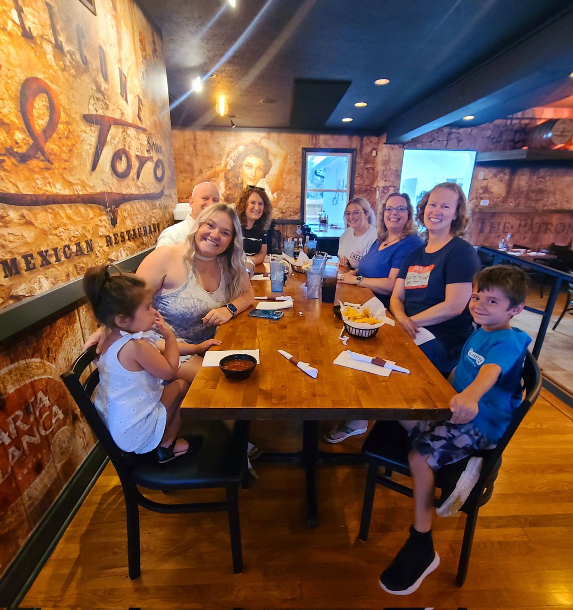 Señora Hughey (@srahughey) on Twitter photo NPHS World Language Department met for lunch at el Toro Bravo today. It was great seeing everyone! <a href="/VoelzJames/">New Palestine High School</a> @MitchanerNPHS <a href="/MooreNPJH/">NPHS Asst. Principal & Girls Varsity 🏀 Coach</a> <a href="/LaProfeNPHS/">Randi Durbin</a> <a href="/Mama_J_Tully/">Sensible Mama</a> #newpalproud @SouthernHancock NPHS World Language Department met for lunch at el Toro Bravo today. It was great seeing everyone! <a href="/VoelzJames/">New Palestine High School</a> @MitchanerNPHS <a href="/MooreNPJH/">NPHS Asst. Principal & Girls Varsity 🏀 Coach</a> <a href="/LaProfeNPHS/">Randi Durbin</a> <a href="/Mama_J_Tully/">Sensible Mama</a> #newpalproud @SouthernHancock