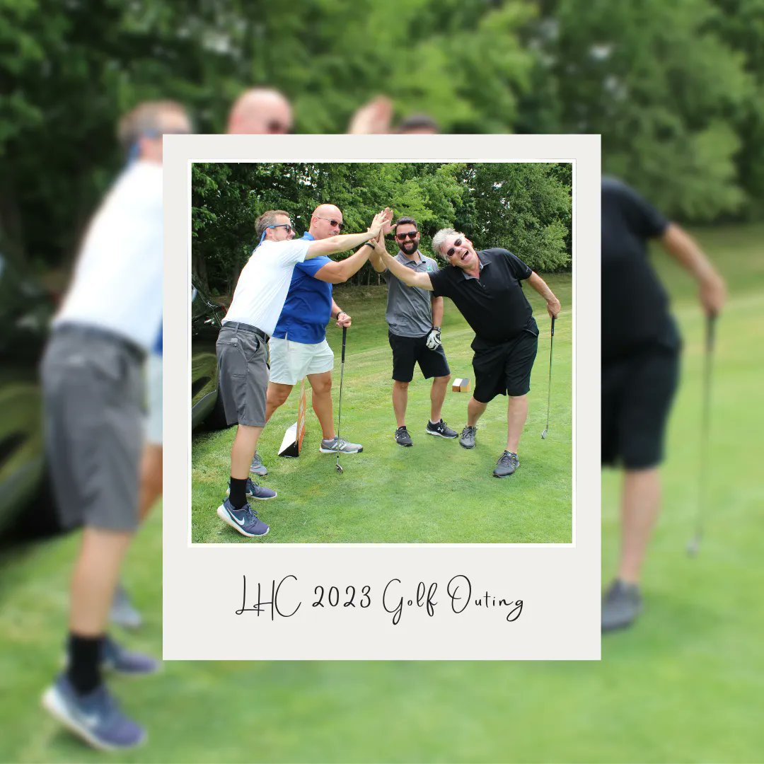 Our 2023 Golf Outing was one for the books! And if you want to add it to your own scrapbooks, too, now you can! Find your team's photo at this link: buff.ly/44xEnwh 
Thanks, everyone, who played, volunteered, or supported LHC through this fun day!