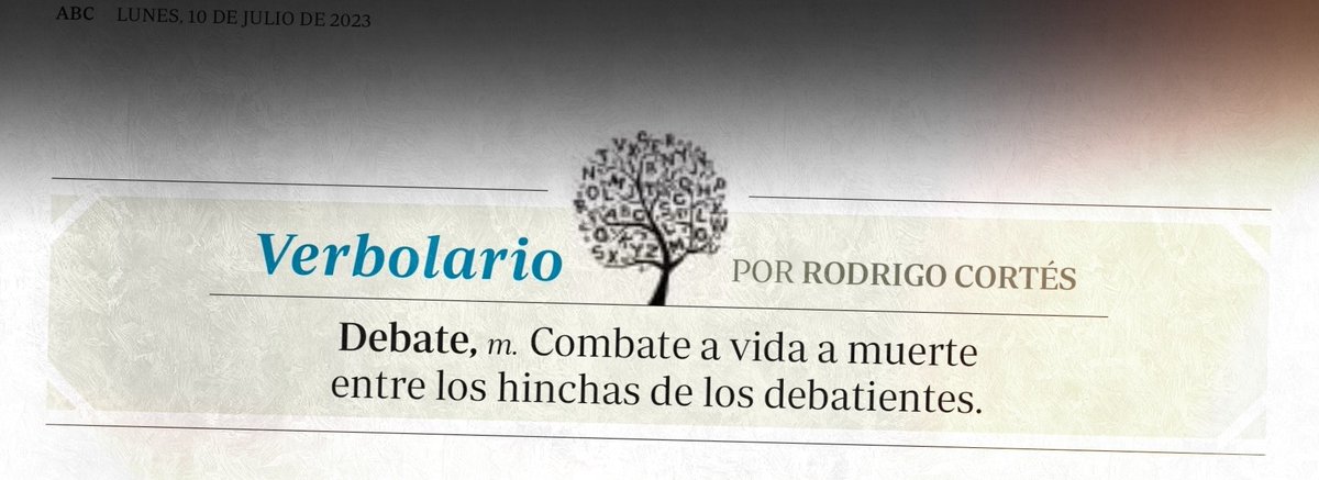 #Verbolario en el periódico de hoy...