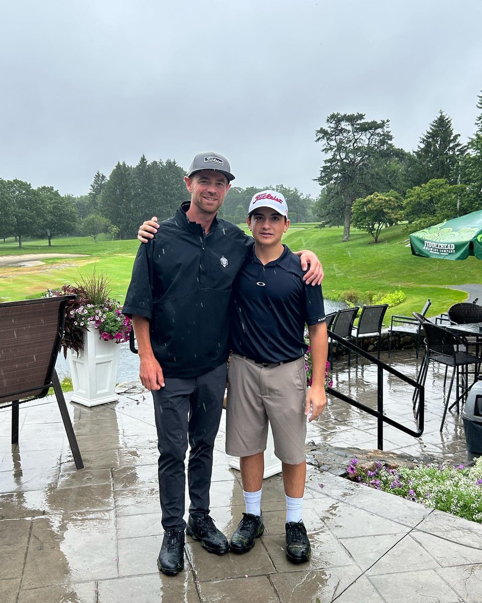 TMHS_Golf's tweet photo. Terrible day out there weatherwise, but some TMHS Redmen golfers going out &amp; getting it done at Long Meadow Golf Club Junior Championships today! @Matthew_Cooke11 is the Champion, while Ricky Pacheco is the 15 &amp; Under Champion! Up and comer David Scott is the 10 &amp; Under Champ! https://t.co/OzfCq3hjza