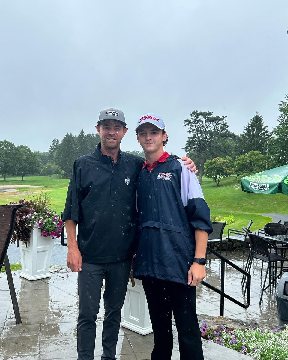 TMHS_Golf's tweet photo. Terrible day out there weatherwise, but some TMHS Redmen golfers going out &amp; getting it done at Long Meadow Golf Club Junior Championships today! @Matthew_Cooke11 is the Champion, while Ricky Pacheco is the 15 &amp; Under Champion! Up and comer David Scott is the 10 &amp; Under Champ! https://t.co/OzfCq3hjza