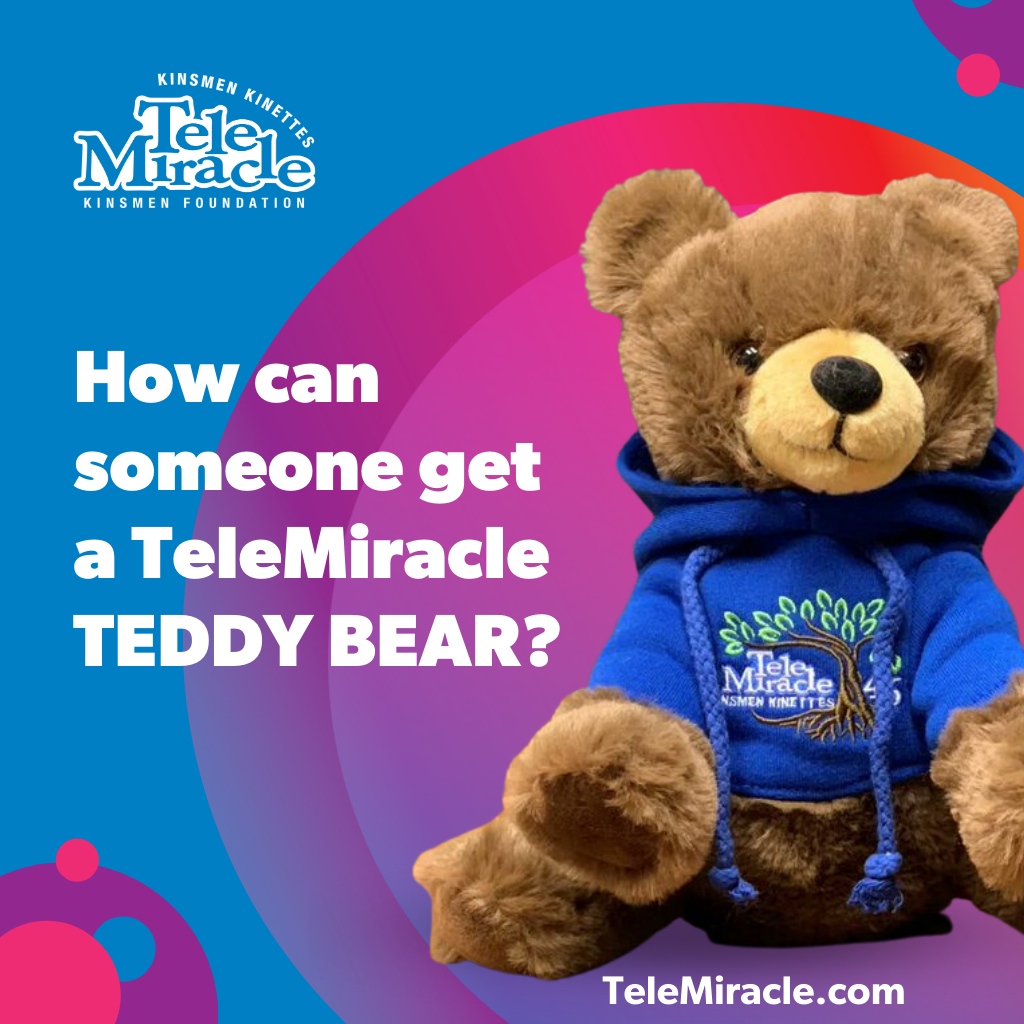 Telemiracle's tweet photo. Each individual who donates $100 plus the TeleMiracle year (ie. $147 for the TeleMiracle 47 bear) AND checks the box to request a bear, will have one mailed out to them in June following the telethon. 

https://t.co/eb6skkhrns
#Donate #GivingBack #TeleMiracle https://t.co/vFkDMDaYSc
