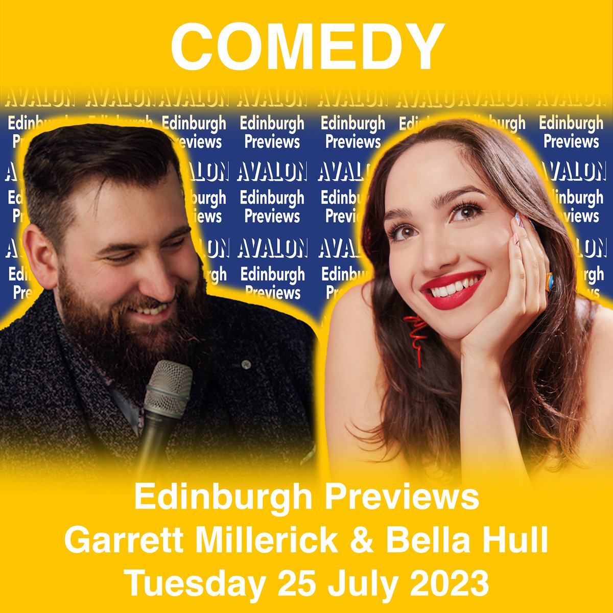 HarlequinTheat's tweet photo. Harlequin audiences “Never Had It So Good” as Garrett Millerick & Bella Hull take to the stage bringing you a night of unmissable entertainment! 🤣🎤
🎟Book your tickets online now!
#harlequintheatre #redhill #reigate #comedy #edinburghpreviews #garrettmillerick #bellahull https://t.co/ZZ6ZBaleQE